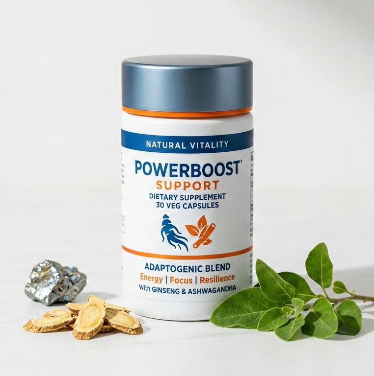 PowerBoost Support — suplemento alimentar em frasco